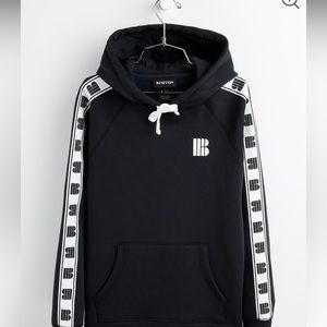 Burton Womens Lost Things Pullover Hoodie • Black • Med • NWOT